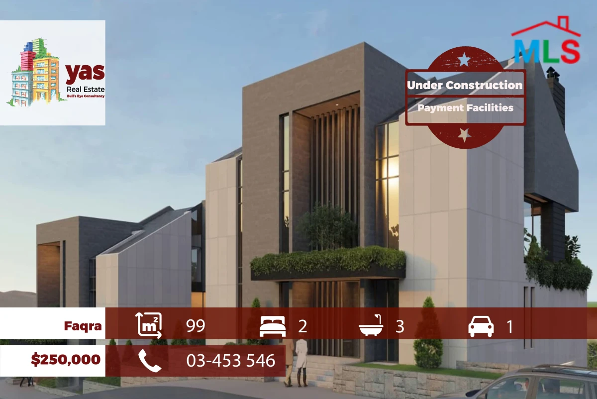 Faqra 99m2 | Duplex | Under Construction | Pyt Facilities | High End|D