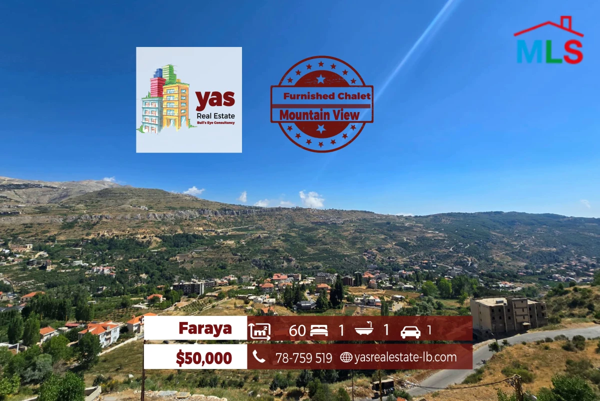 Faraya 60m2 | Furnished Chalet | Mountain View | Catch | DA