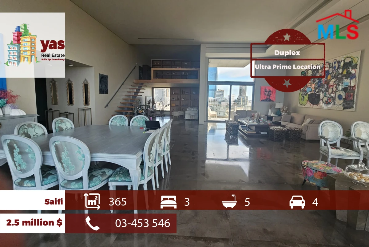 Saifi 365m2 | Duplex | Ultra Prime Location | Decorated | OH