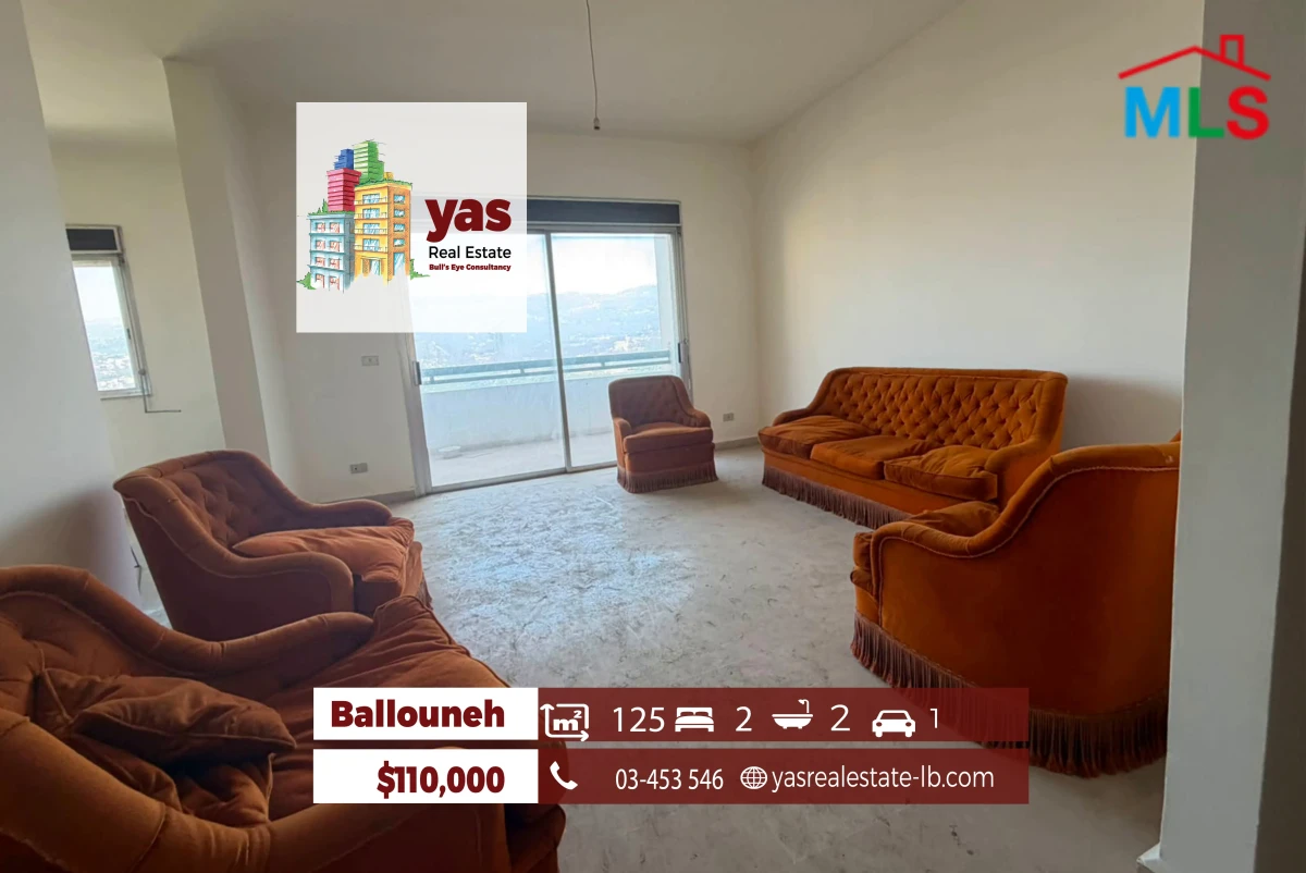 Ballouneh 125m2 | Well Maintained | Calm Area | Private Street | EL