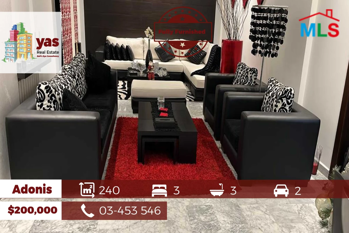Adonis 240m2 | Fully Furnished | Excellent Condition | Spacious Flat | EH |