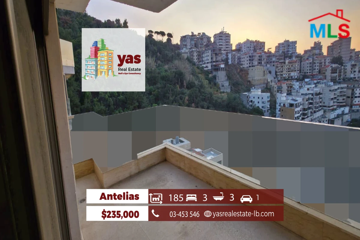 Antelias 185m2 | New Flat | Open View | Calm Area | Catch | OH