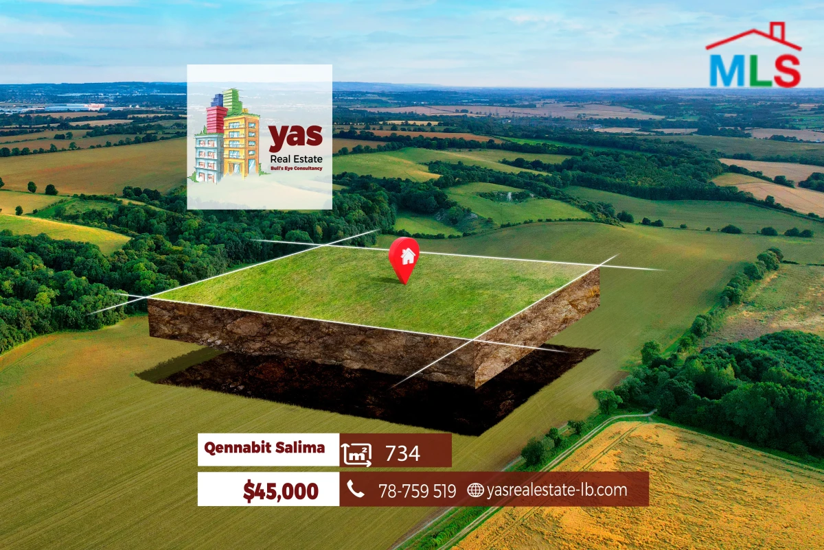 Qennabit Salima 734m2 | Land | Low Zone | Prime Location | TCH