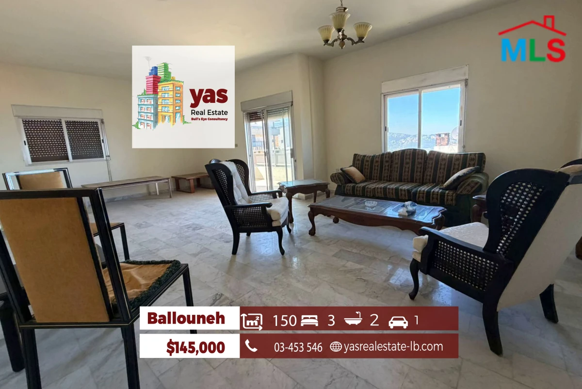 Ballouneh 150m2 | Open View | Well Lighted | Catch | EL