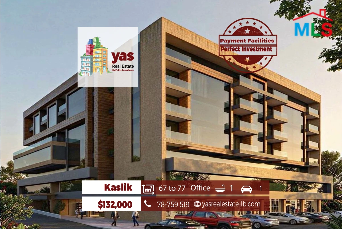 Kaslik 67m2 | 77m2 | Payment Facilities | Under Construction | EH