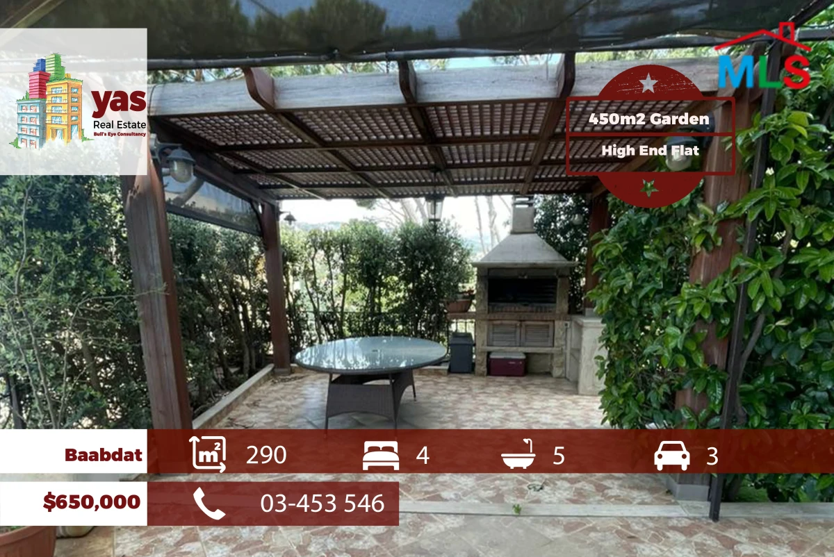 Baabdat 290m2 | 450m2 Garden | Luxury | Prime Location | TCH