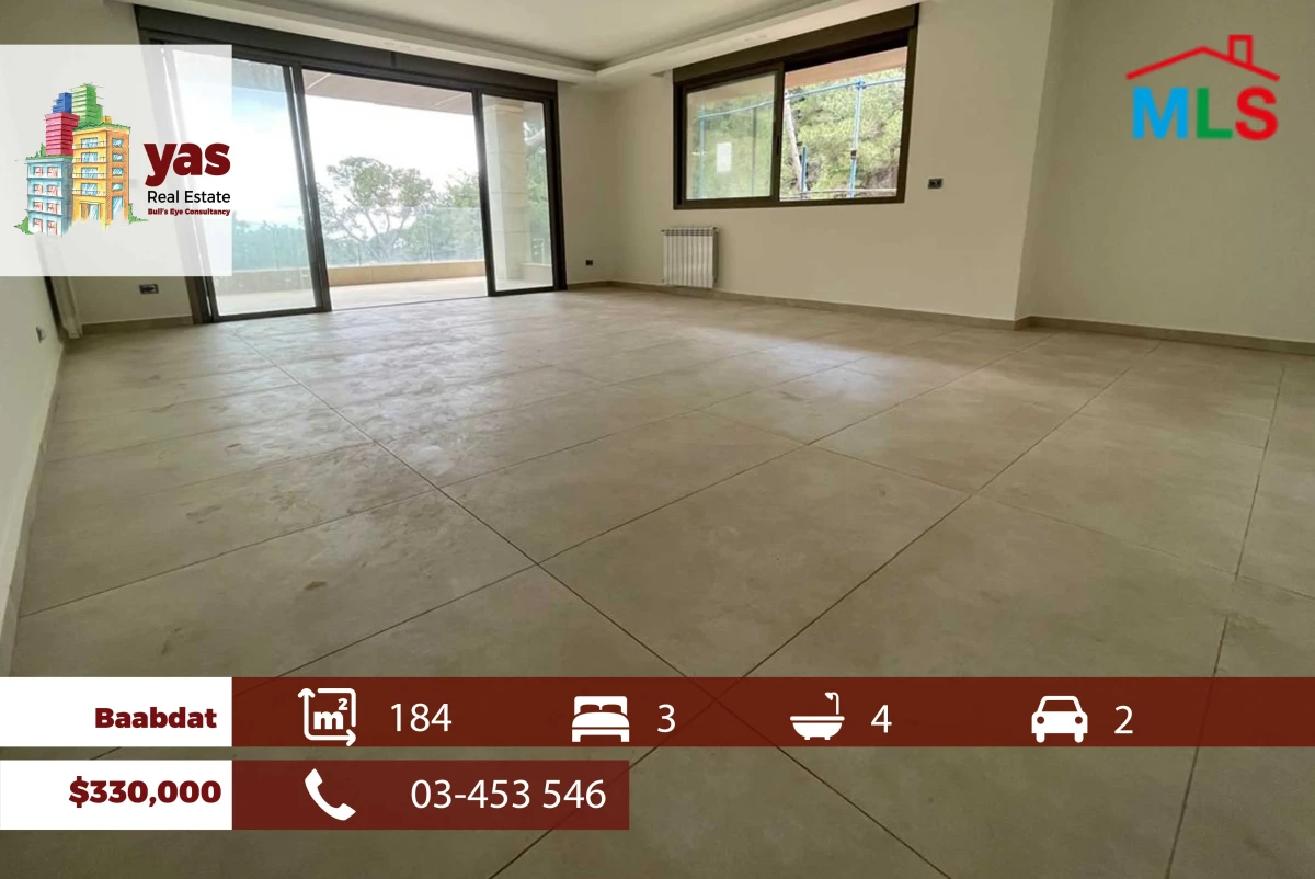 Baabdat 184m2 | Mountain View | Luxury | Quiet Street | TCH