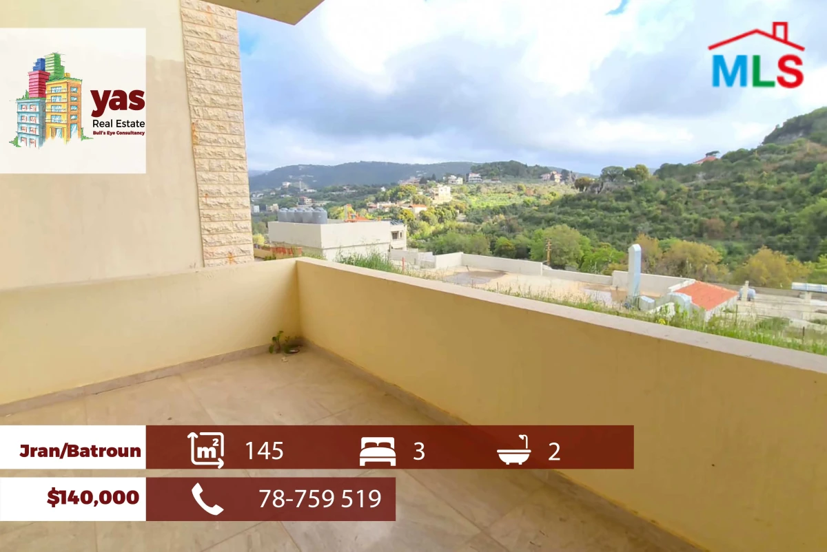 Batroun/Jran 145m2 | 1st and 2nd Floor Availability | Calm Area | MCH