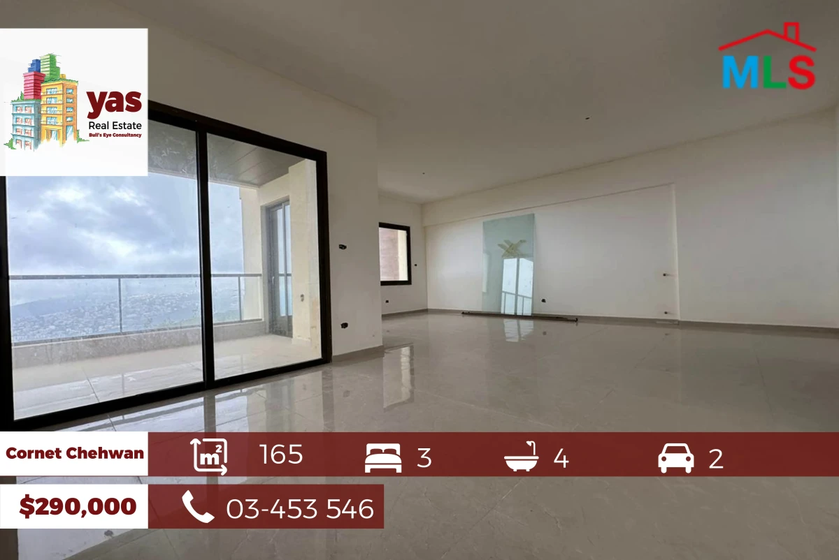 Cornet Chehwan 165m2 | Brand New | Sea View | Classy Area | KR