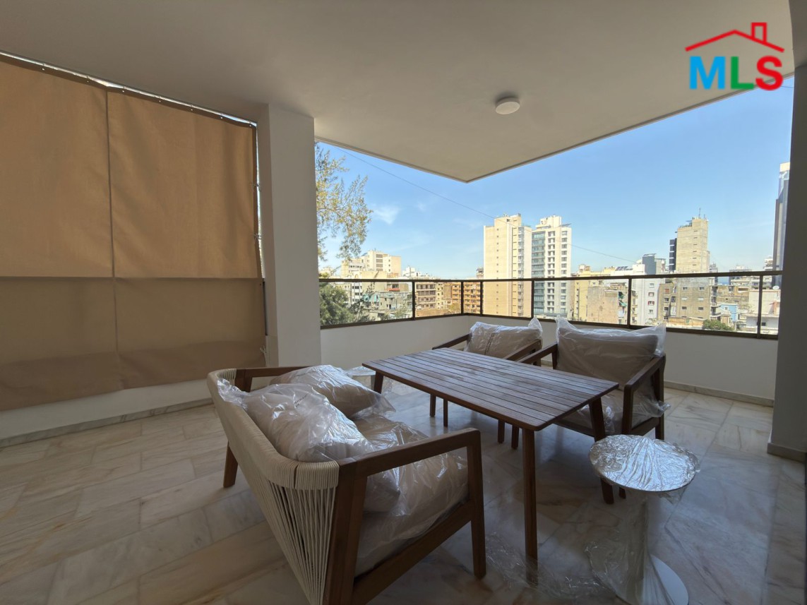 Sunny & Charming Apartment with Terrace For Rent in Achrafieh, Fassouh
