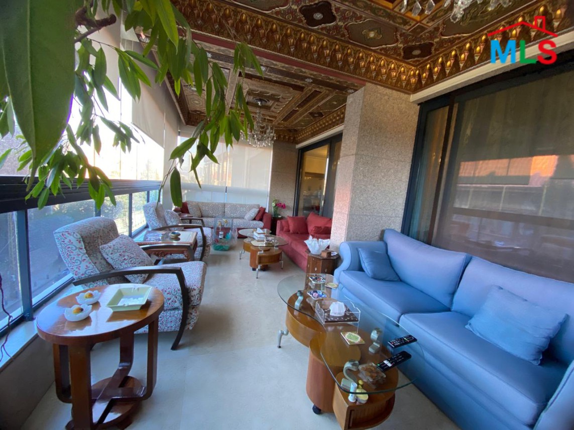 Spacious Apartment with Terrace & Open Sea View For Rent in Bliss, Ras Beirut