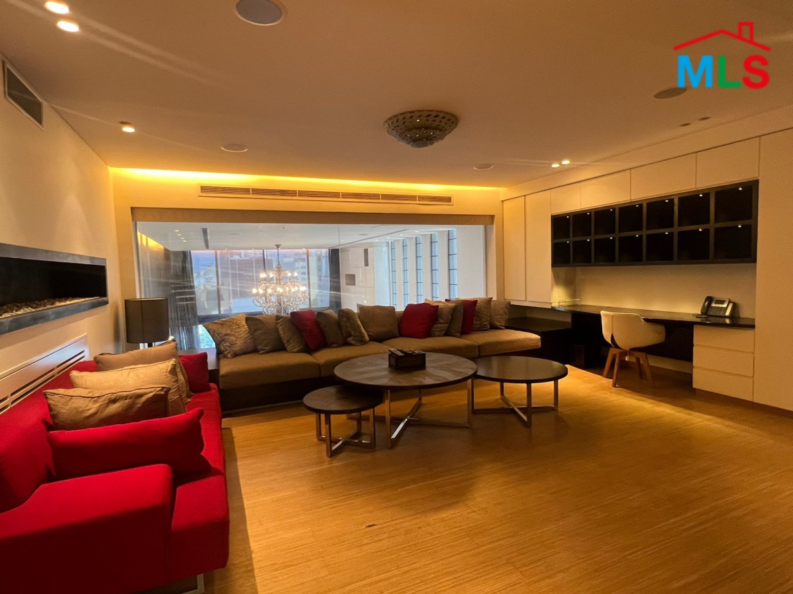 Ideal Furnished Penthouse with Rooftop Pool For Rent In Achrafieh