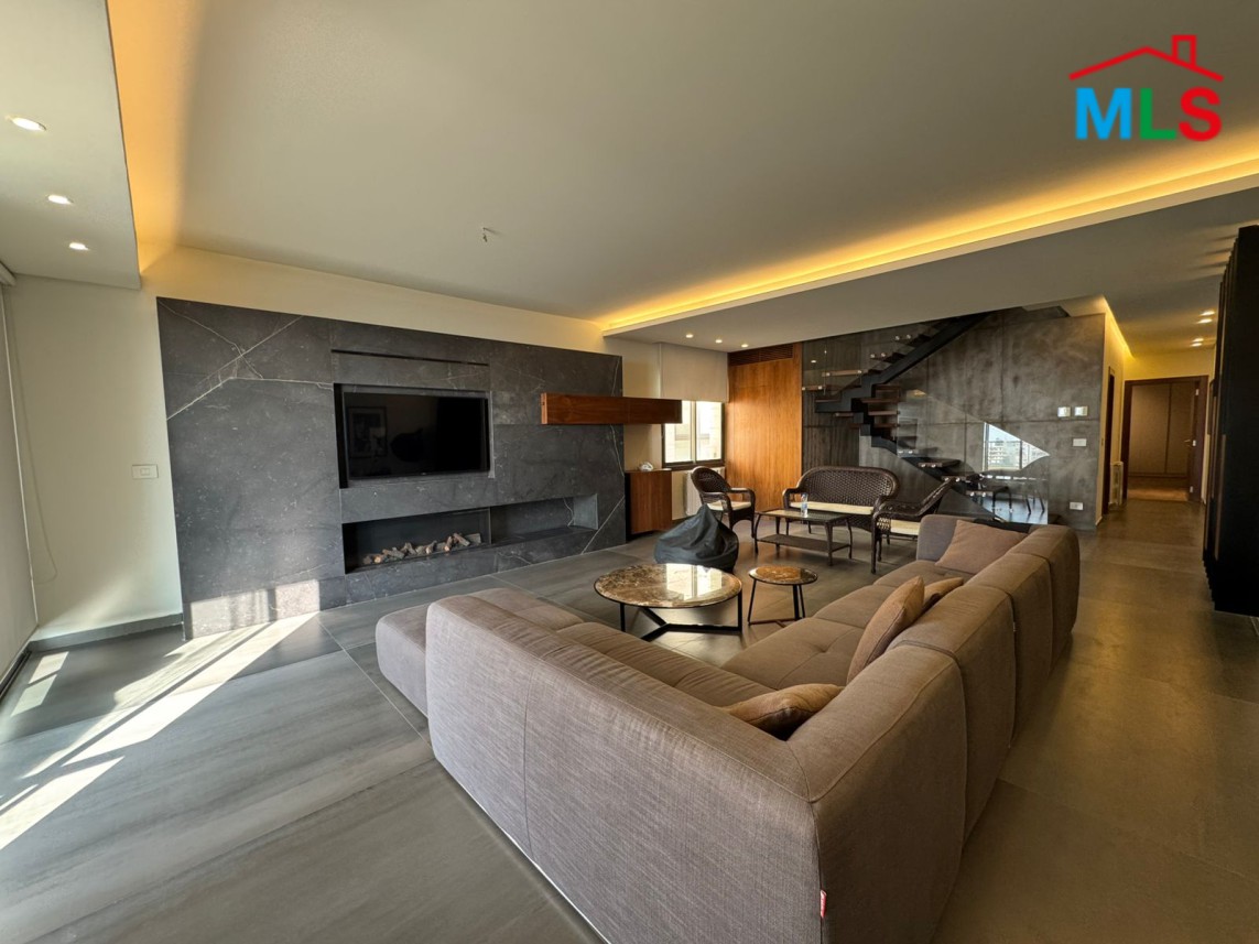 Fully Furnished Decorated Duplex For Rent in Mansourieh