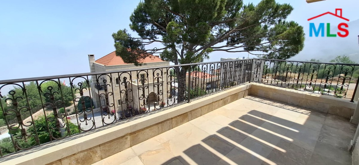Fully Furnished Decorated Villa For Rent in Gated Community In Bikfaya