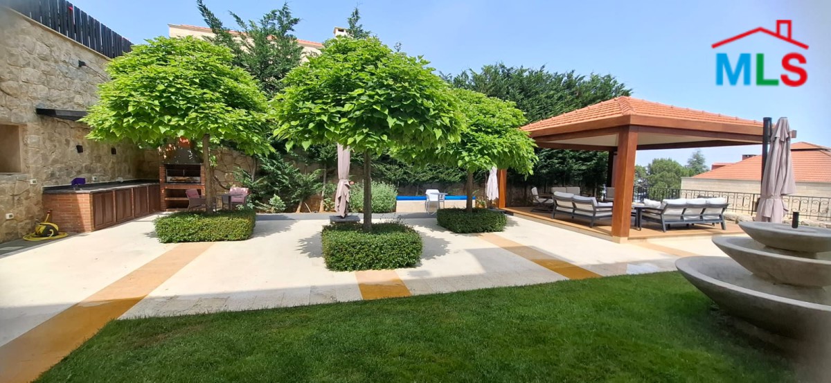 Fully Furnished Decorated Villa For Rent in Gated Community In Bikfaya