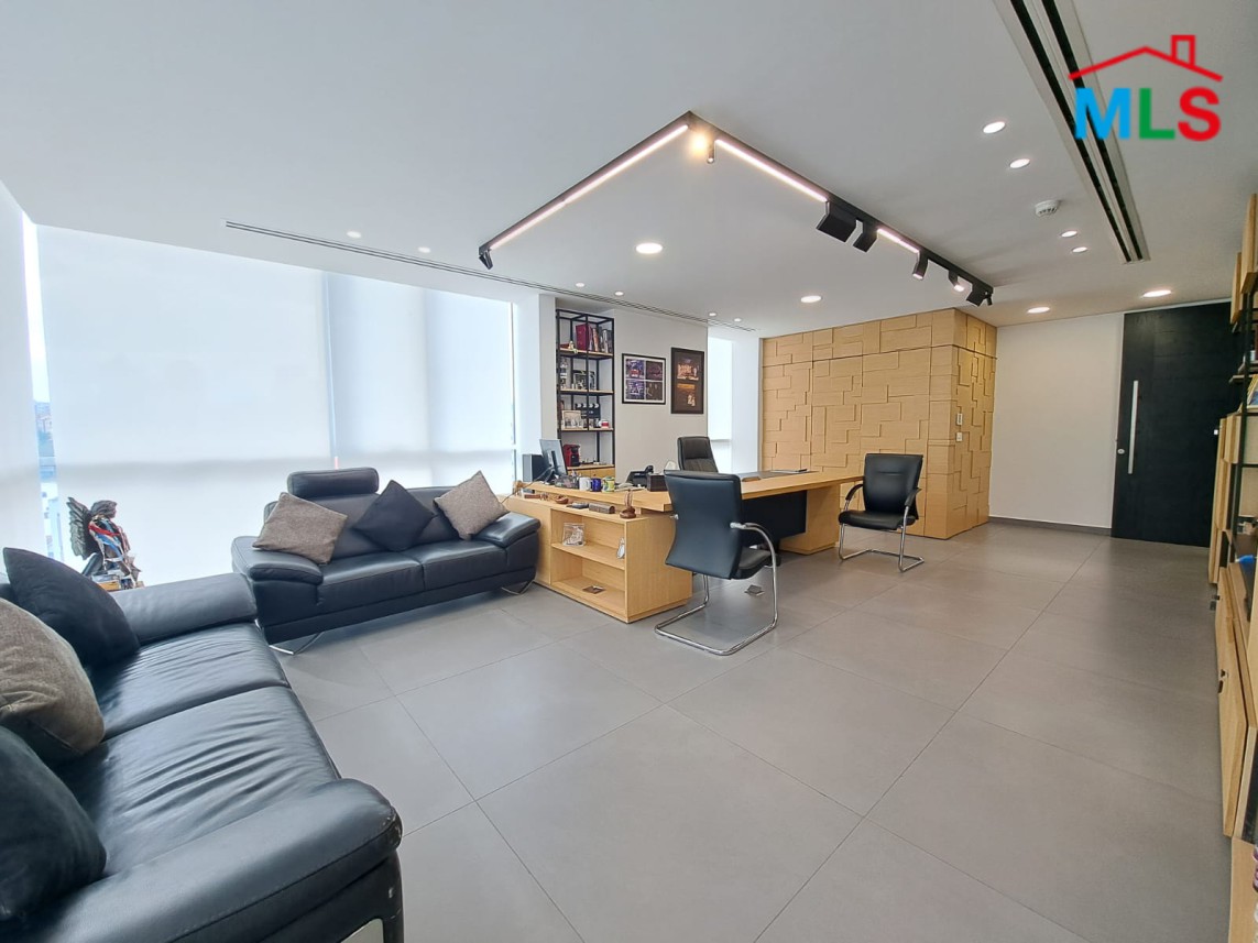 Spacious Decorated Office For Rent In A High-End Tower In Sin Fil - 24/7 Elct