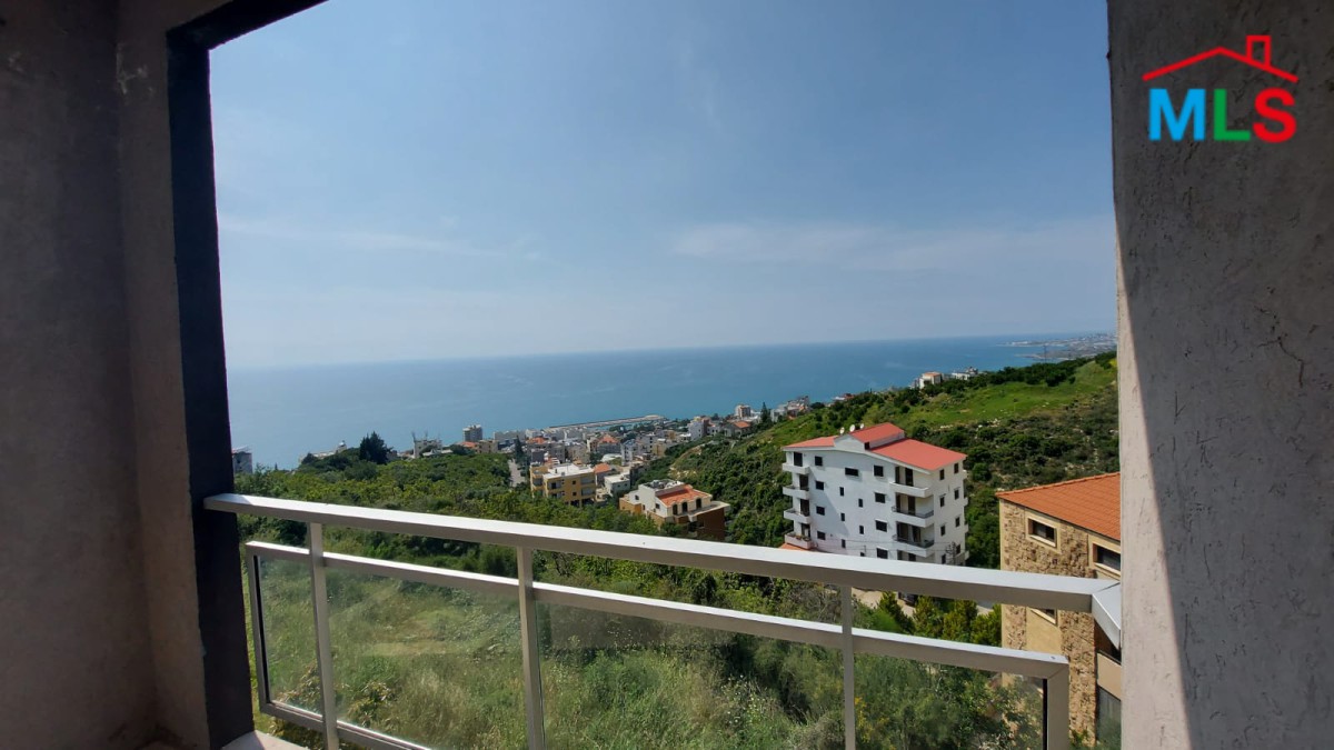 Furnished Apartment for Rent in Halat Jbeil with Panoramic Sea View