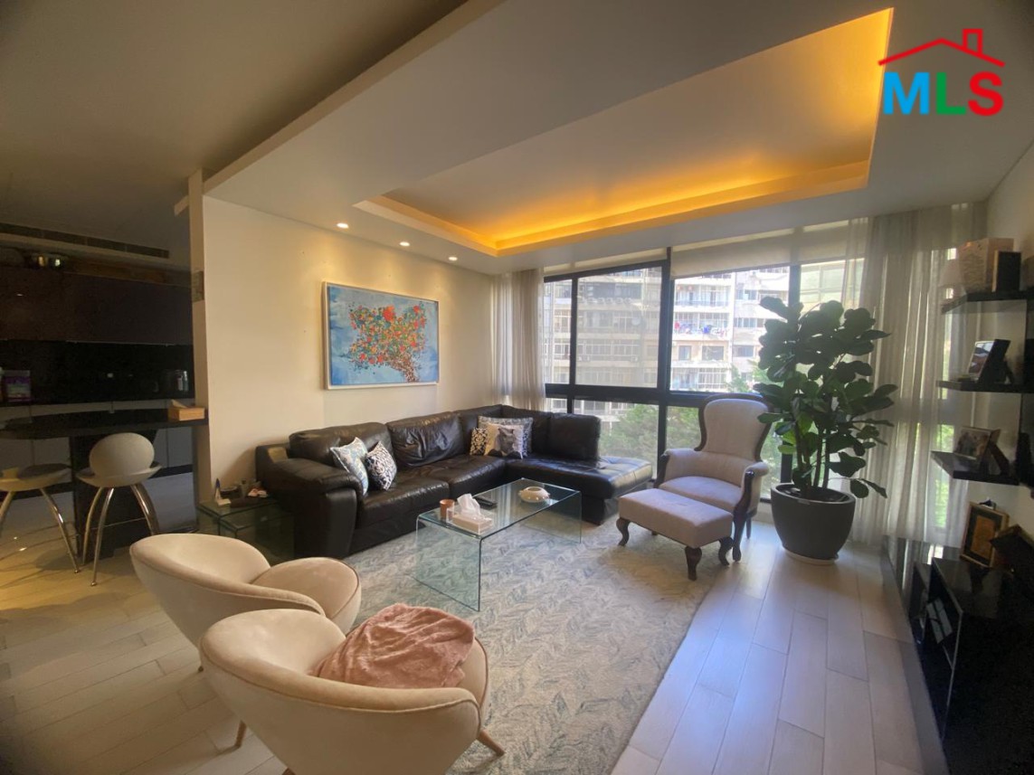 Renovated & Decorated Apartment With Full Sea View For Sale in Rawche