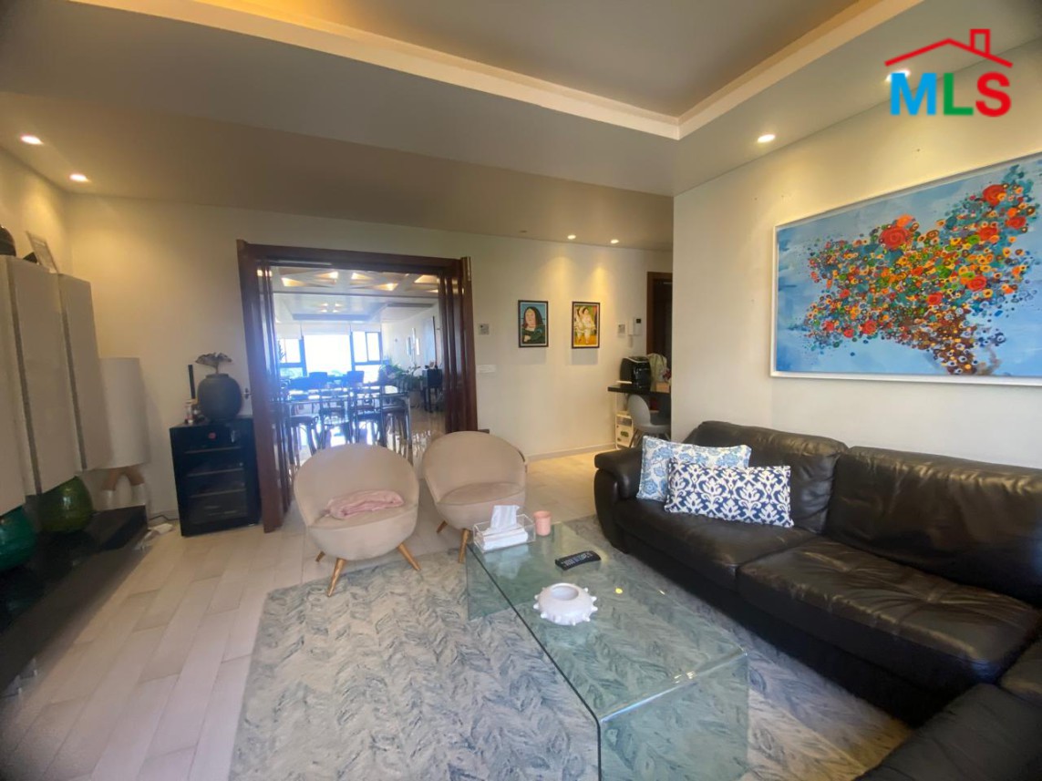 Renovated & Decorated Apartment With Full Sea View For Sale in Rawche