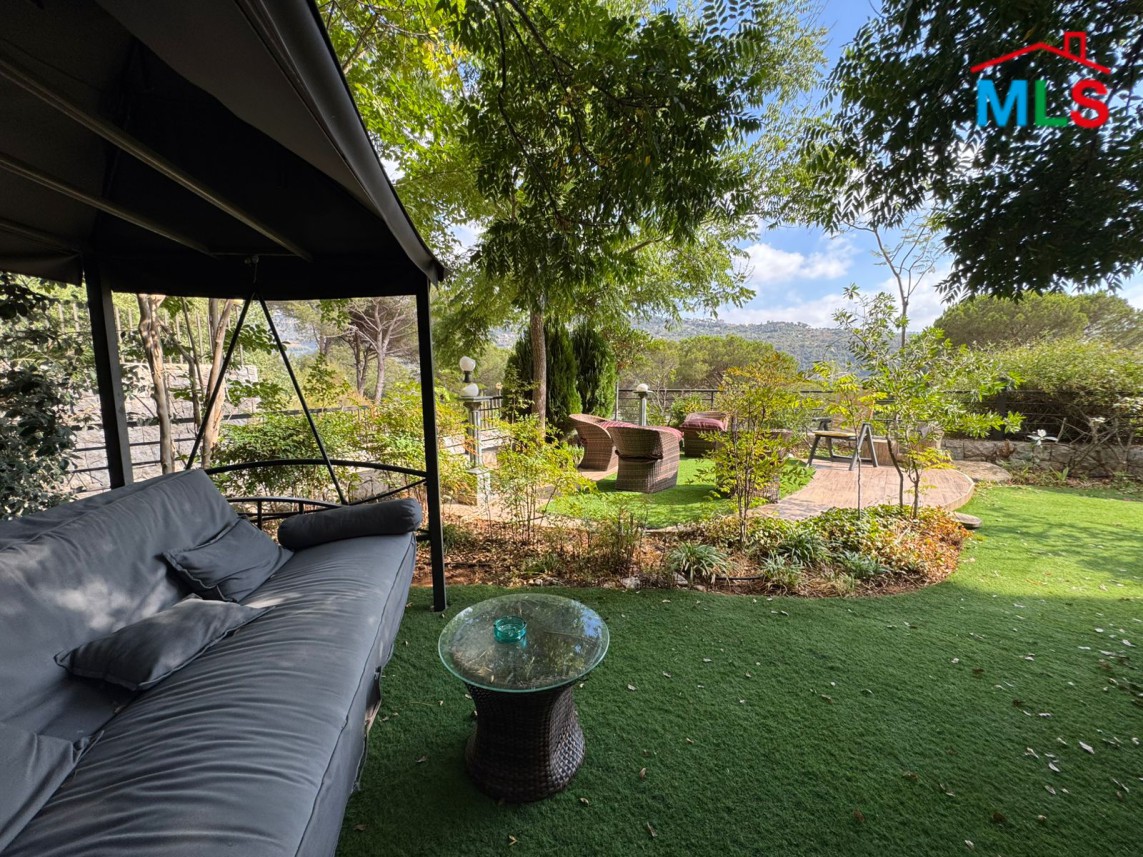 Furnished Apartment with Garden And Great Mountain View For Sale in Baabdat