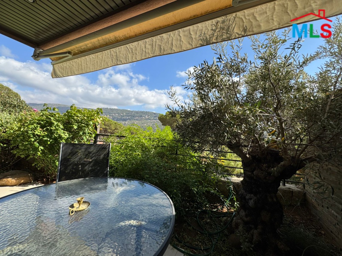 Furnished Apartment with Garden And Great Mountain View For Sale in Baabdat