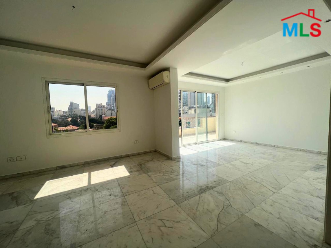 Bright & Sunny Apartment with City View For Sale in Achrafieh, Close to Monot
